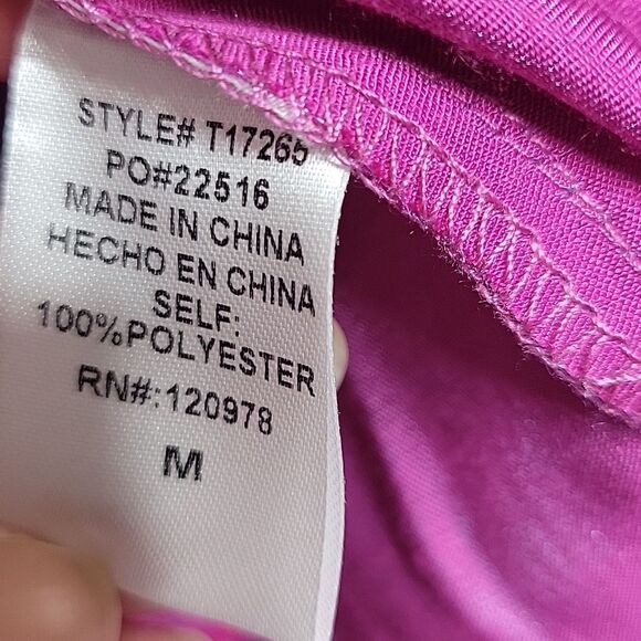 Entro Pink/Purple Iridescent Corset Top - Picture 3 of 4